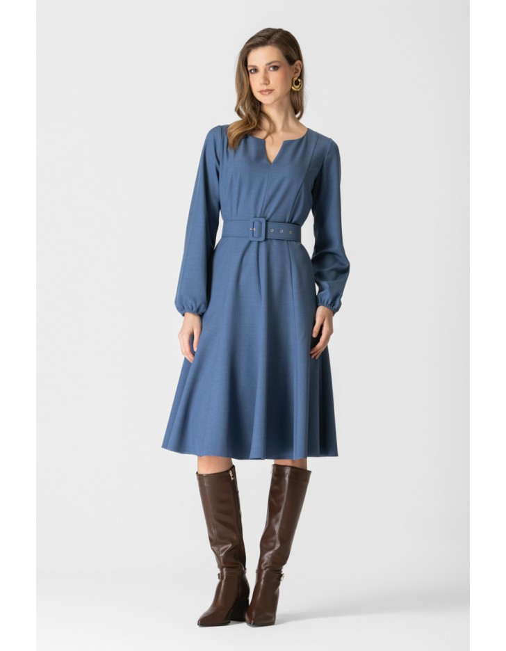 Φόρεμα ελαστικό Andy με ζώνη