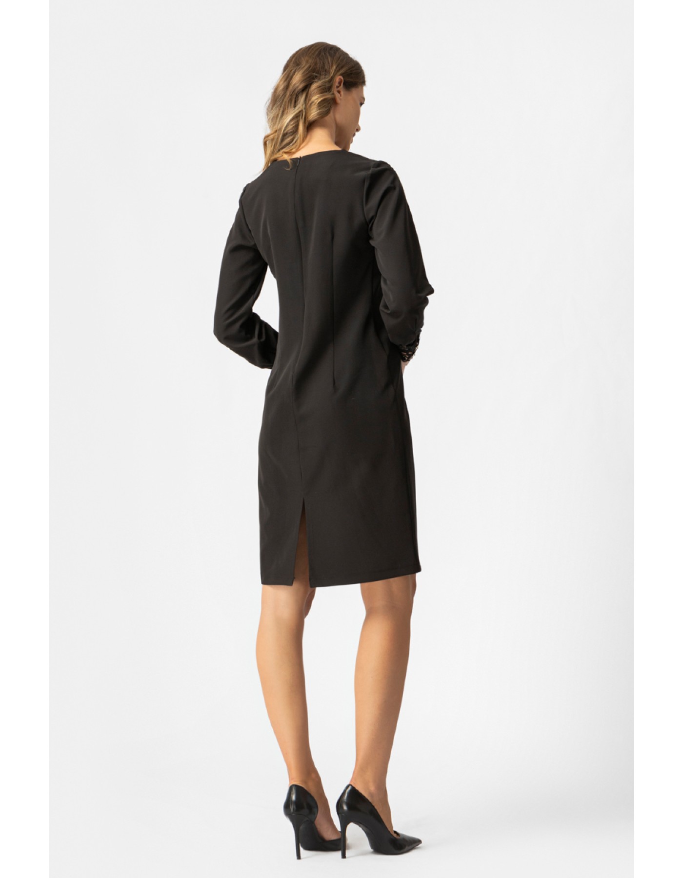 Φόρεμα κρεπ λουλούδι