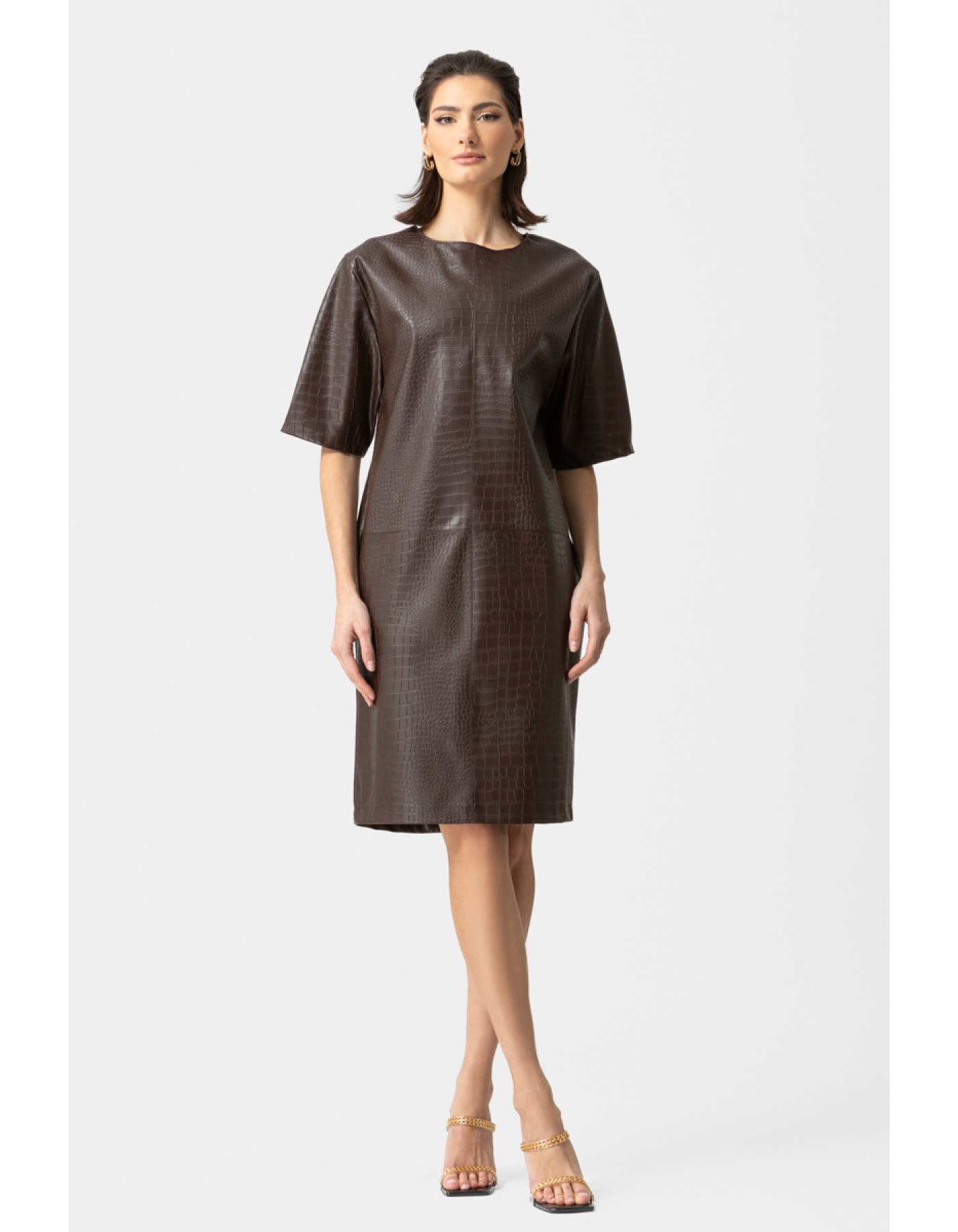 Φόρεμα δερματίνη Croco Φόρεμα δερματίνη Croco