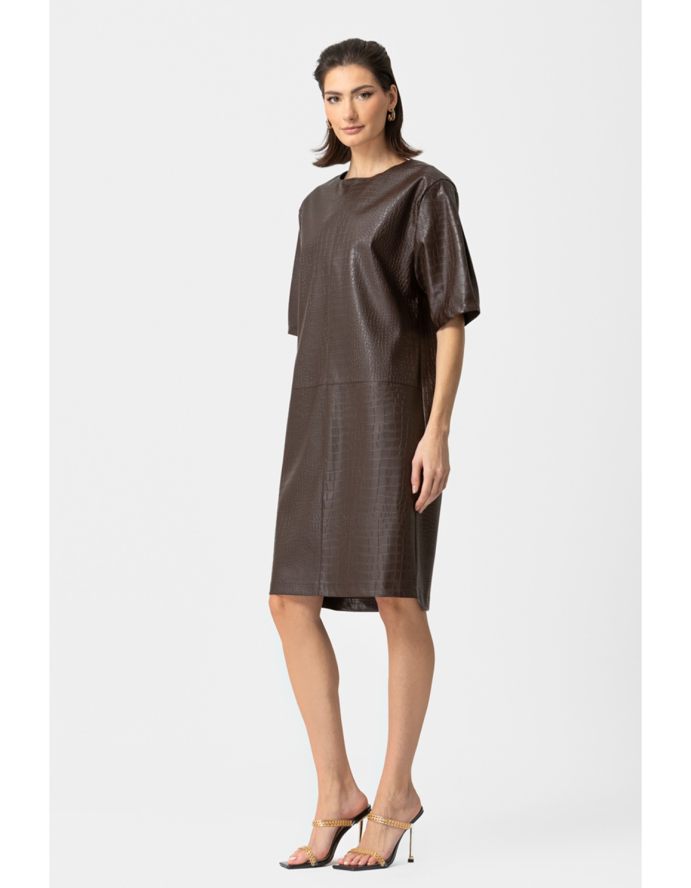 Φόρεμα δερματίνη Croco Φόρεμα δερματίνη Croco
