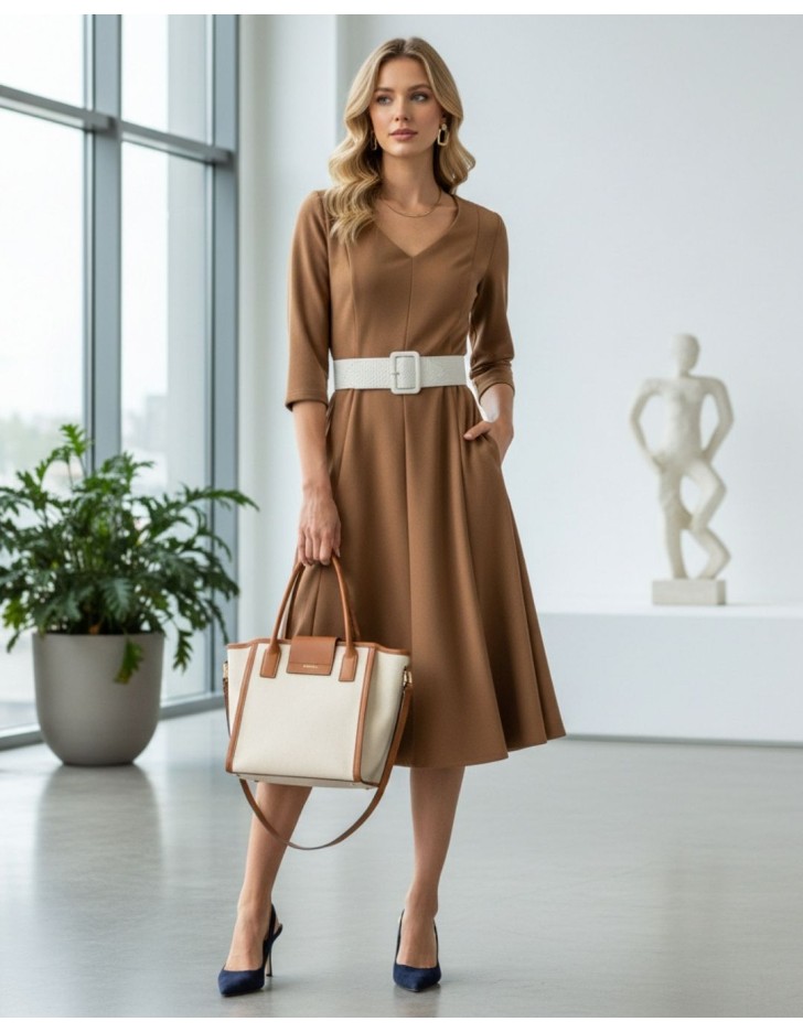 Φόρεμα κρεπ Scuba κλος