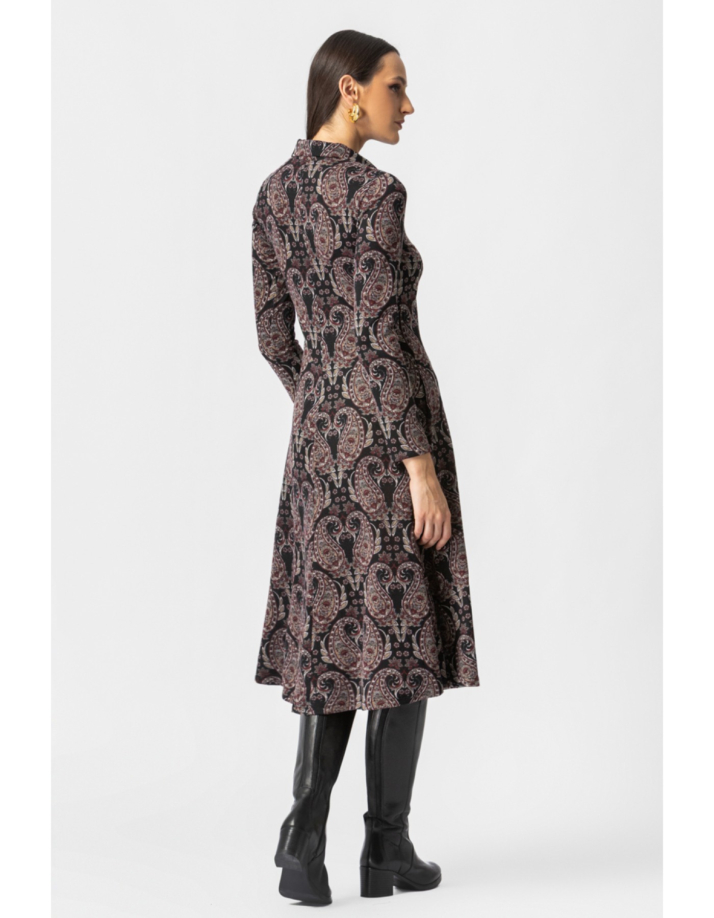 Φόρεμα πλεχτό γιακάς Margie