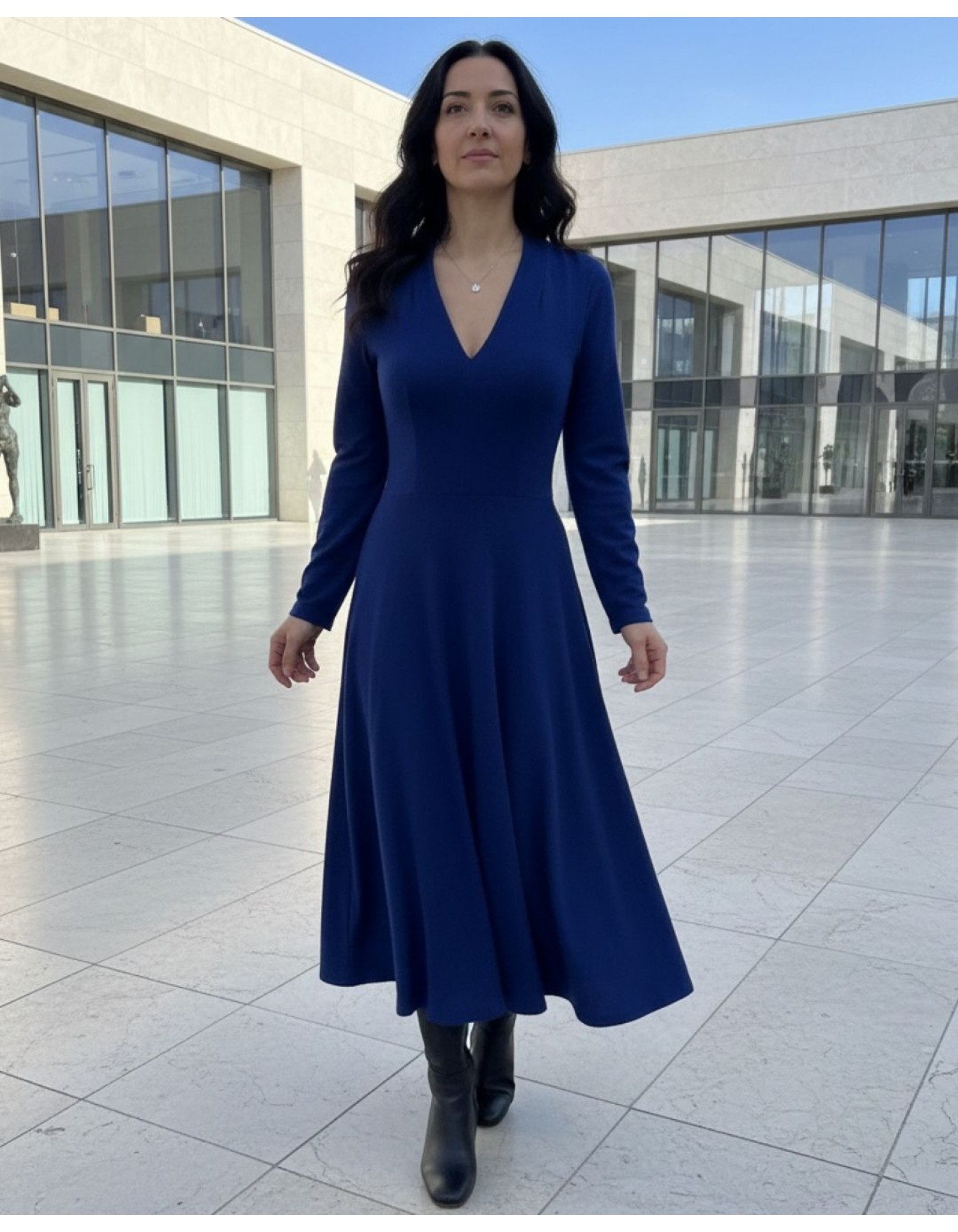 Φόρεμα πλεχτό ελαστικό Daria