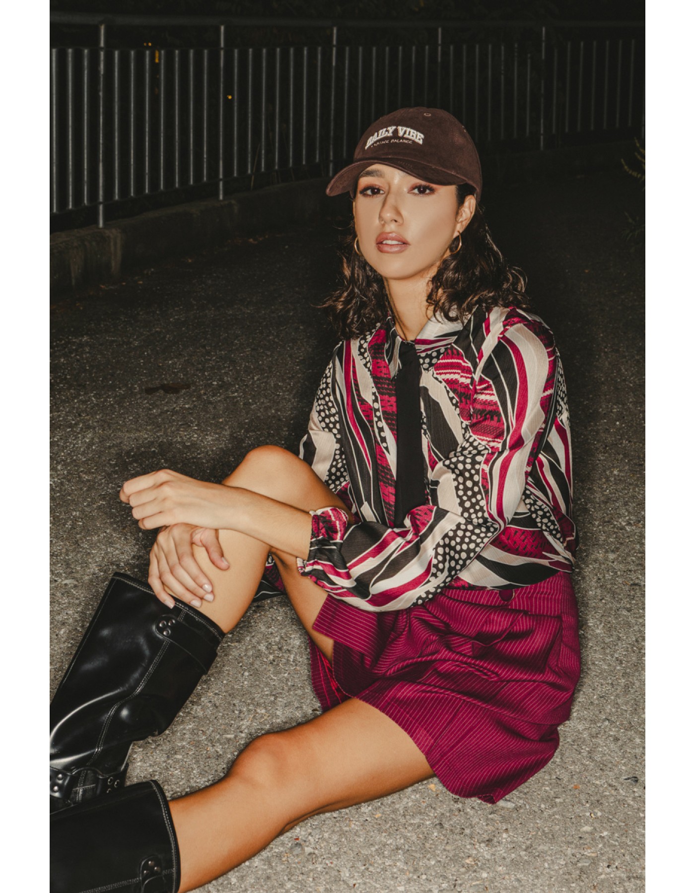 Πουκάμισο εμπριμέ διαφάνεια Leyla