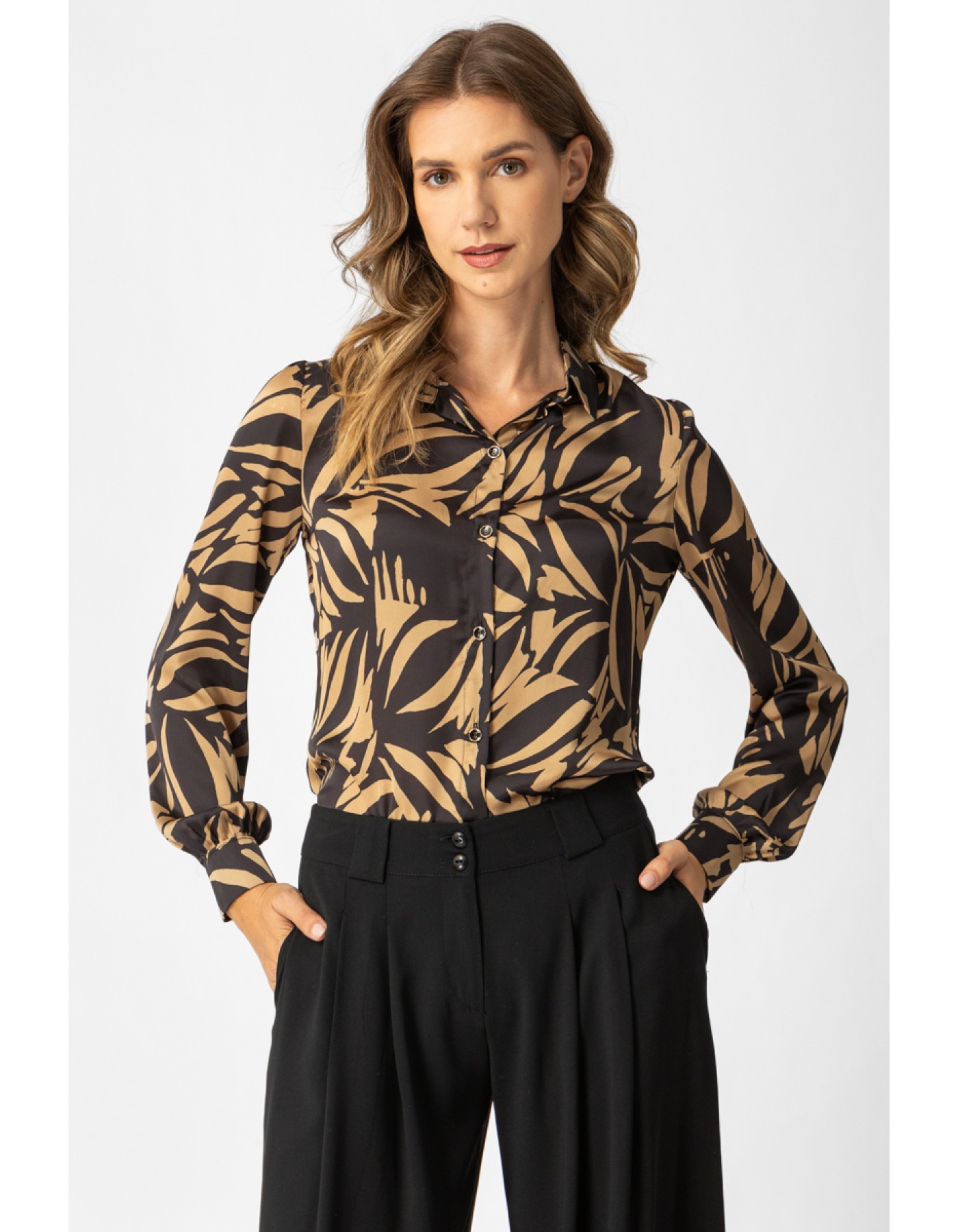 Πουκάμισο σατέν Zebra