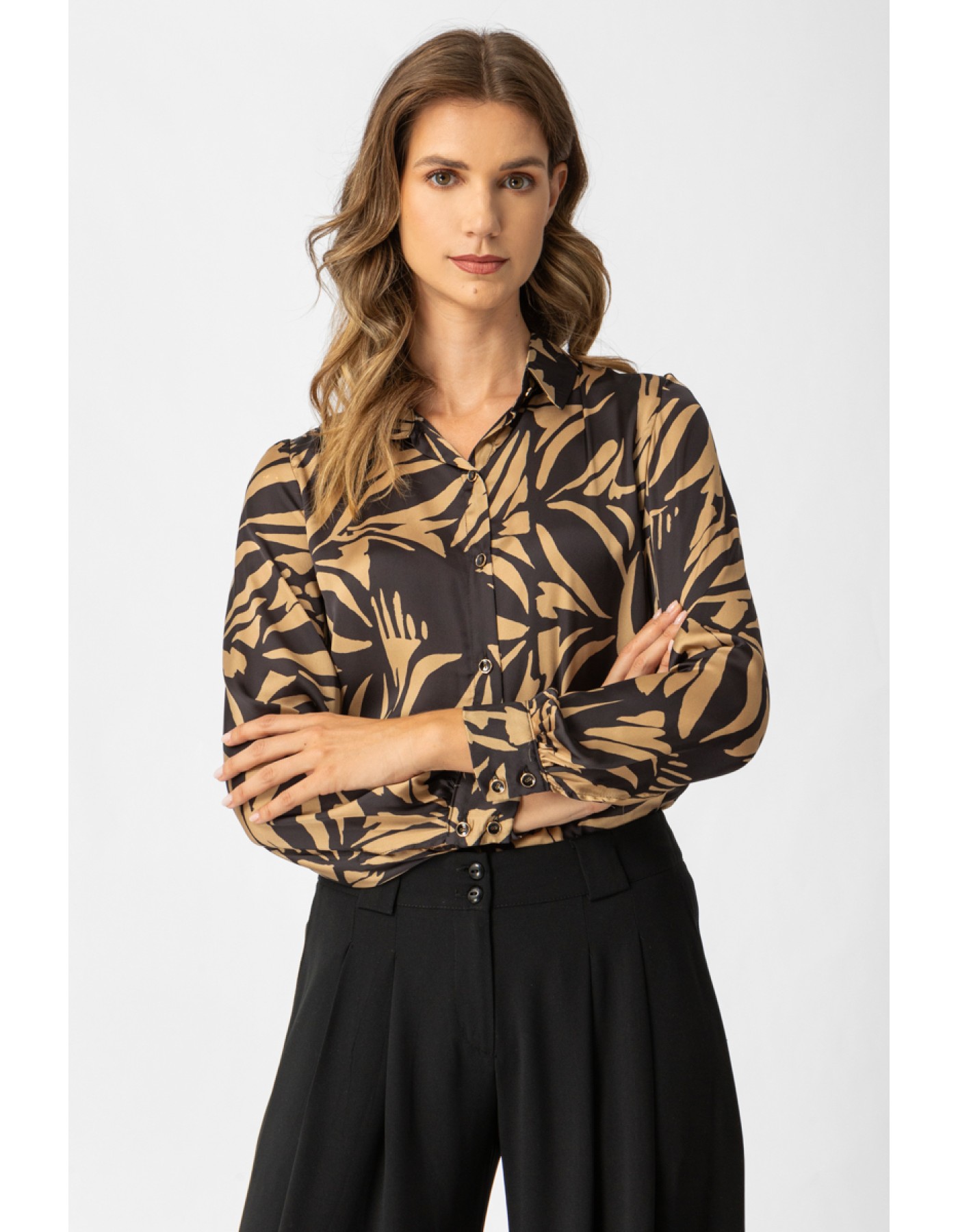 Πουκάμισο σατέν Zebra