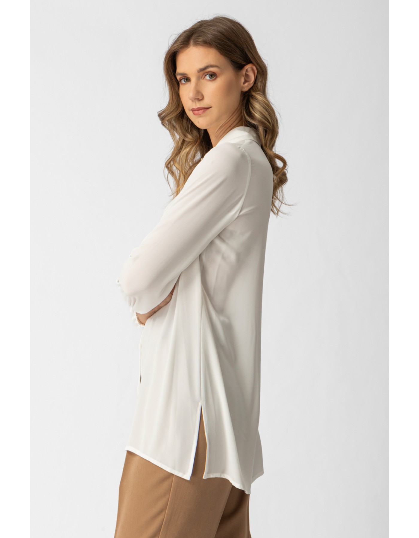 Πουκάμισο ζορζέτα καρφίτσα Gala