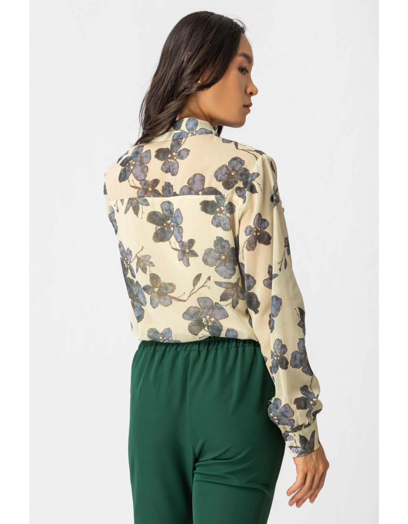 Πουκάμισο εμπριμε διαφάνεια Simona