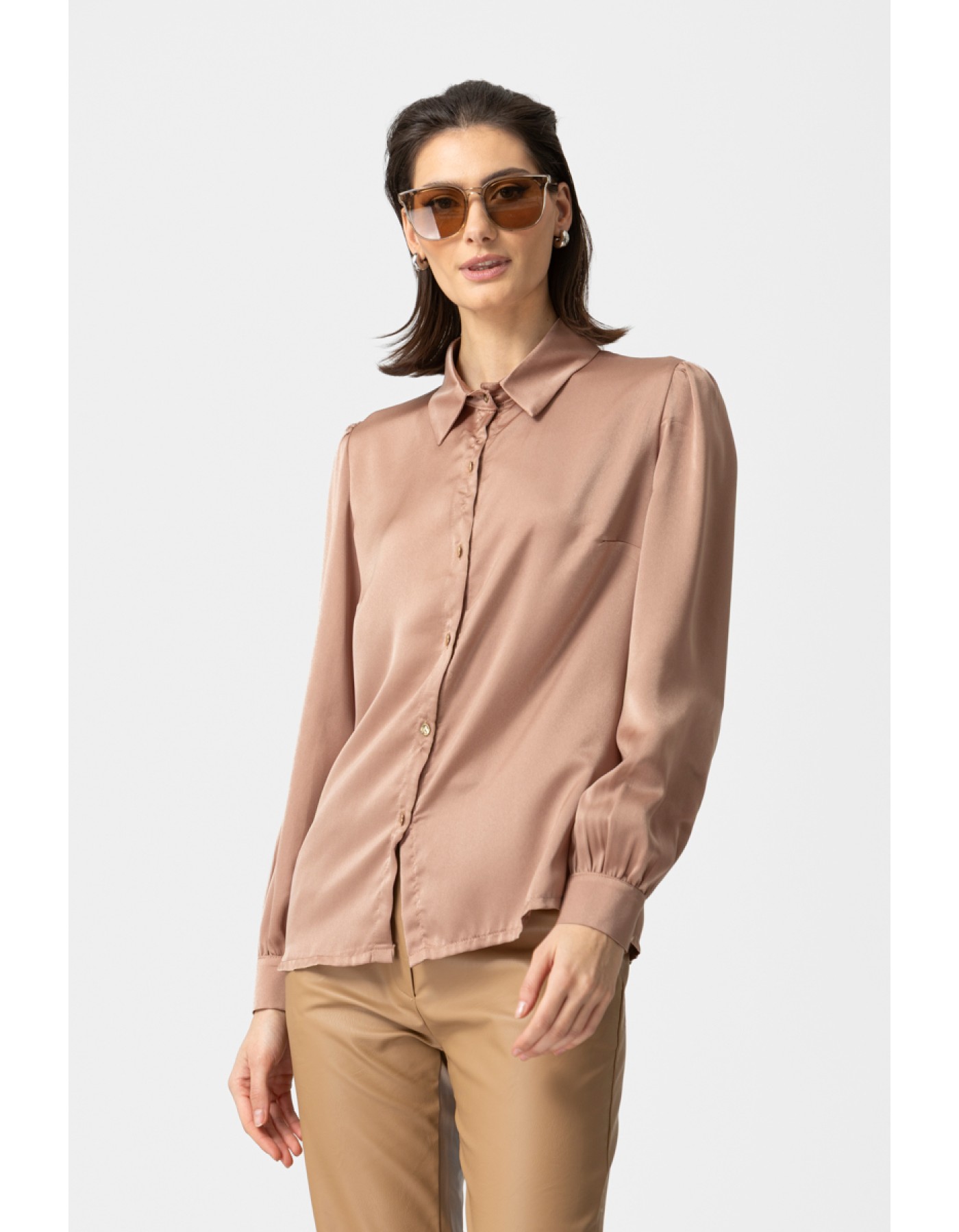 Πουκάμισο σατέν Jasmina