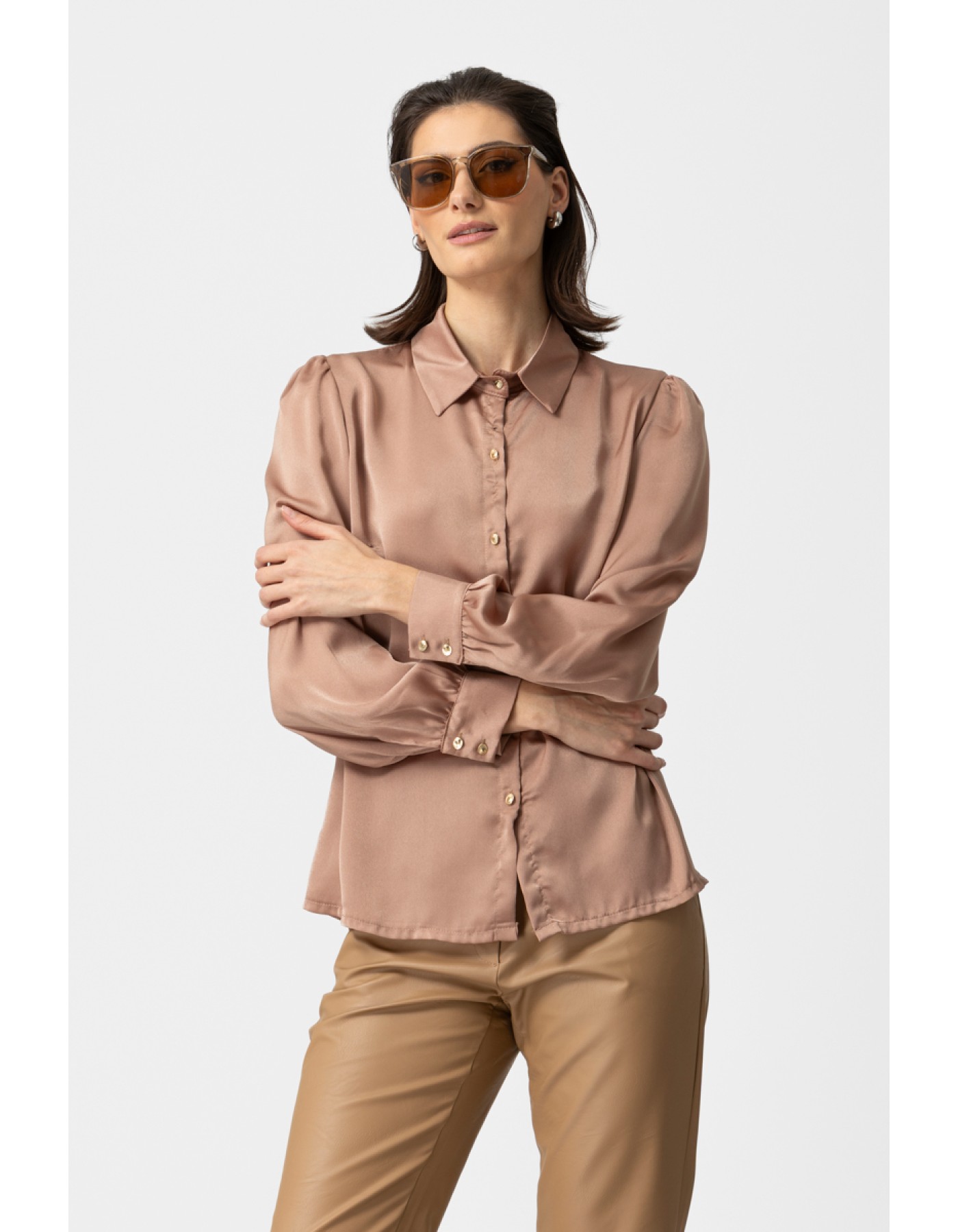 Πουκάμισο σατέν Jasmina