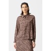 Πουκάμισο λεοπάρ print σατέν