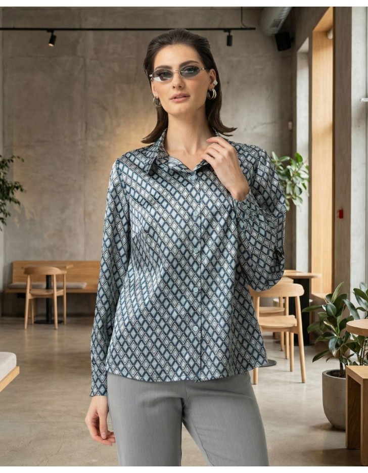 Πουκάμισο σατέν ρόμβος