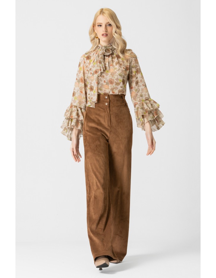 Μπλούζα διαφάνεια εμπριμέ Felix