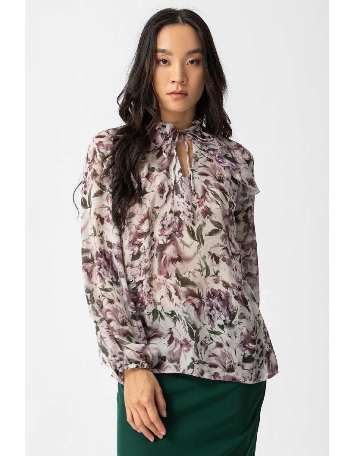 Μπλούζα εμπριμέ Silky