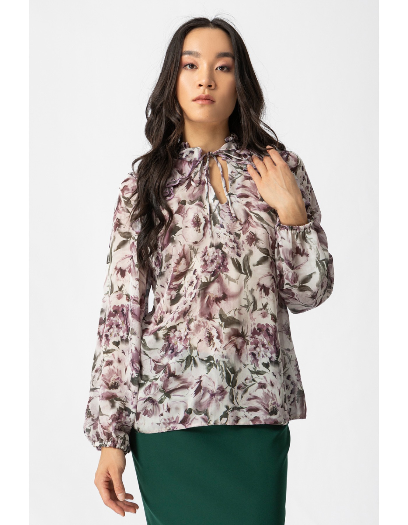 Μπλούζα εμπριμέ Silky