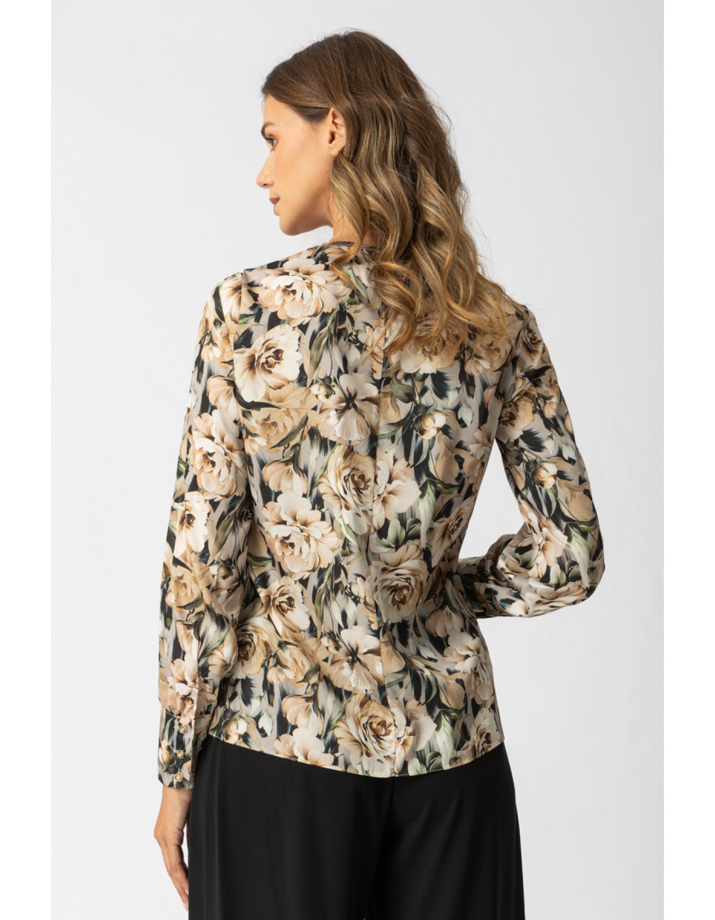 Μπλούζα Floral διαγωνάλ