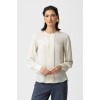 Μπλούζα ζορζέτα με πιέτες
