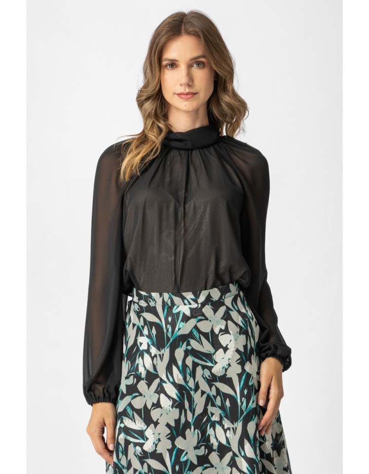 Μπλούζα διαφάνεια ζιβάγκο