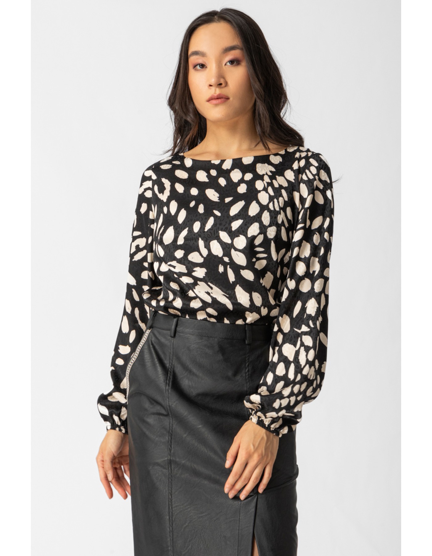 Μπλούζα σατέν Zebra