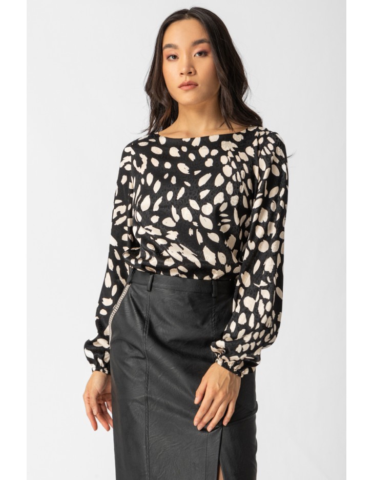 Μπλούζα σατέν Zebra Μπλούζα σατέν Zebra