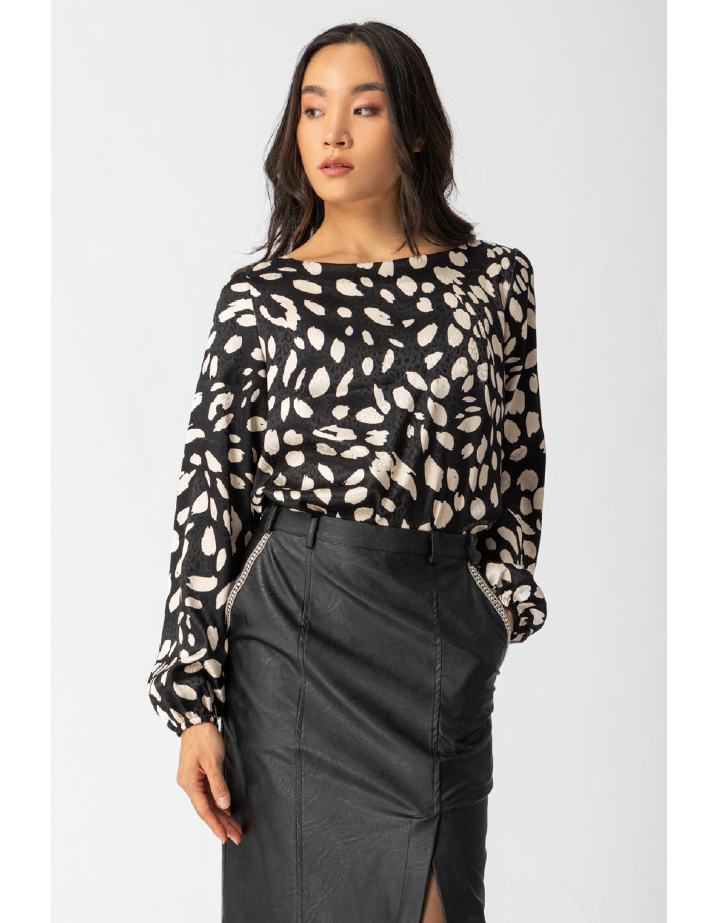 Μπλούζα σατέν Zebra