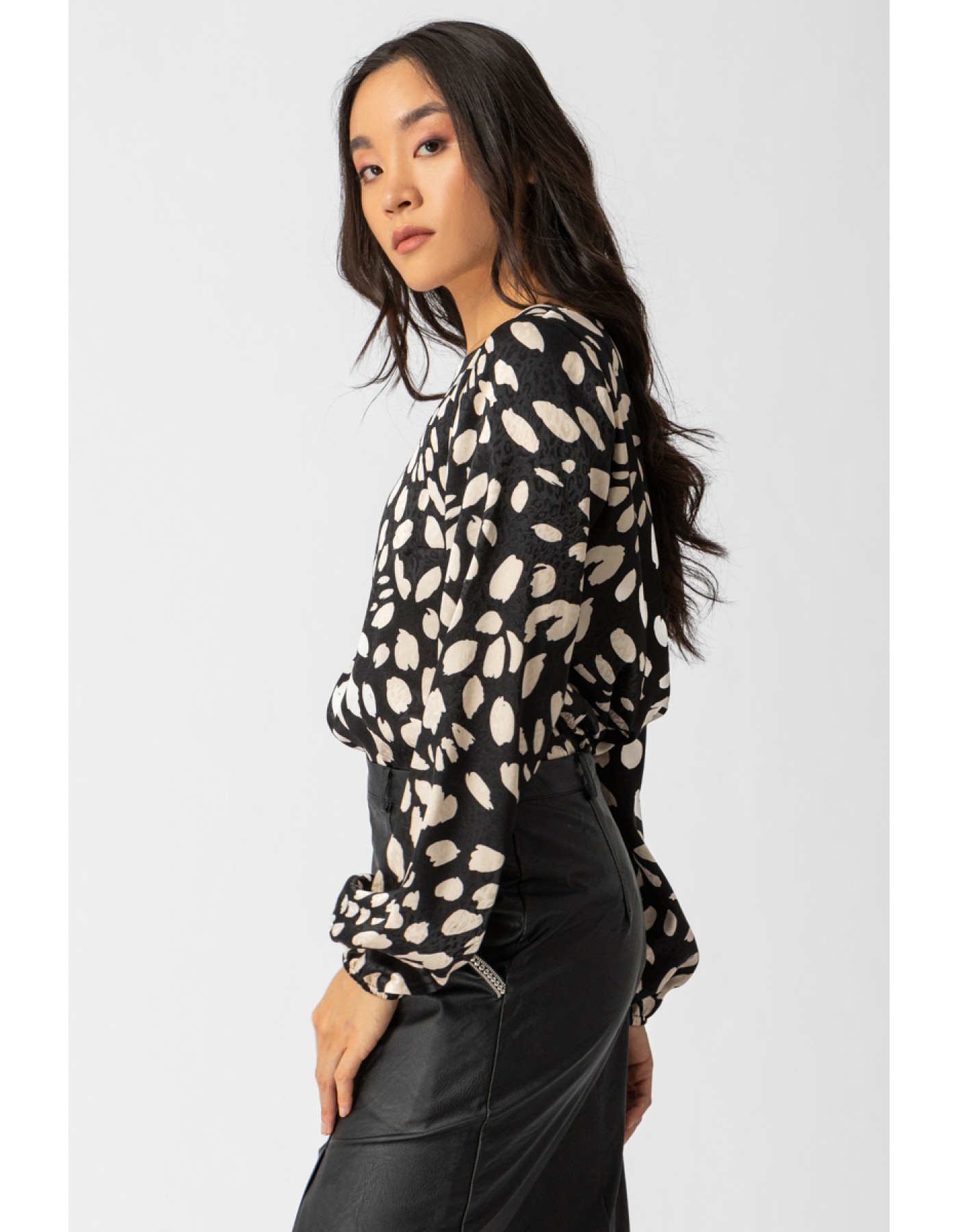 Μπλούζα σατέν Zebra