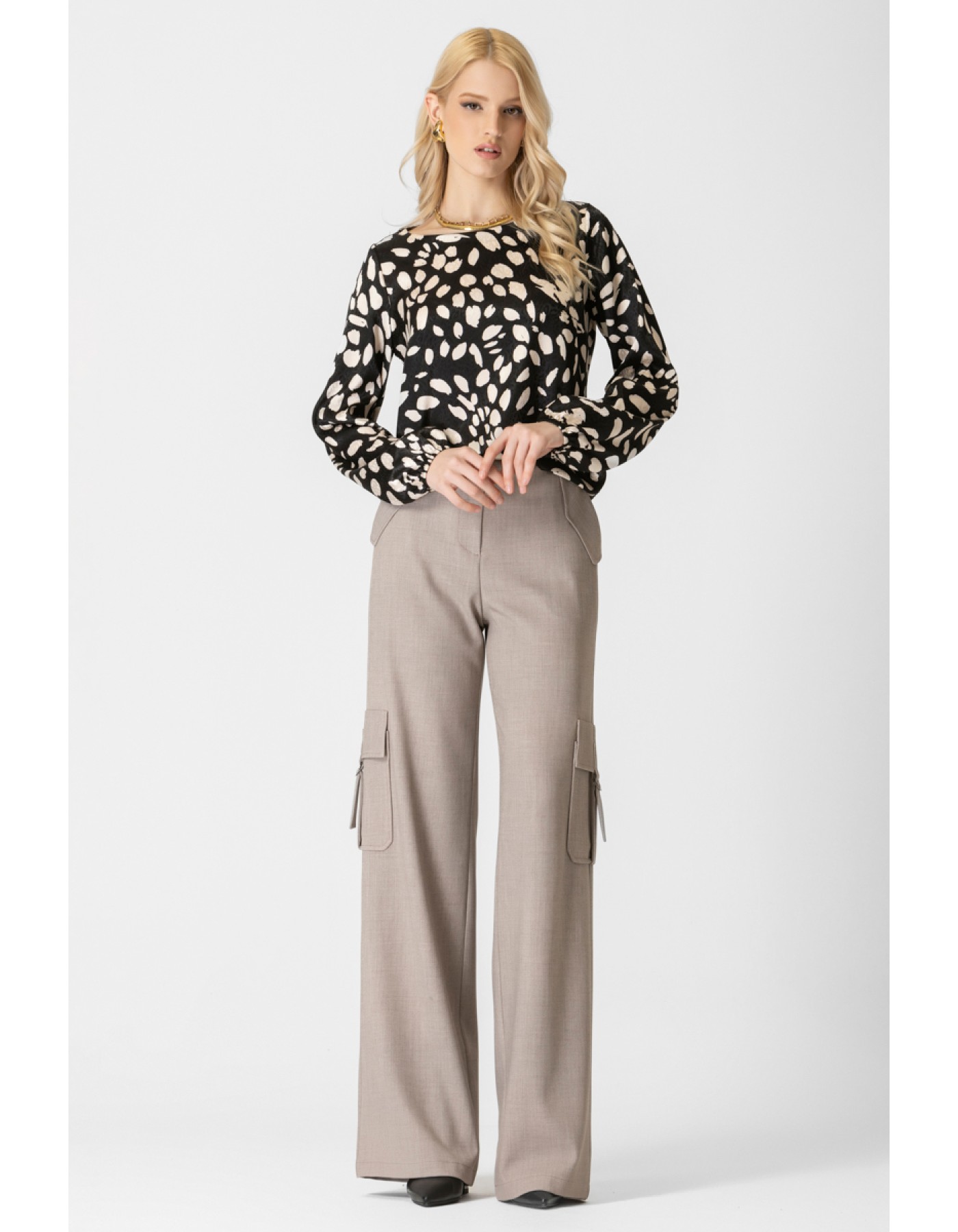 Μπλούζα σατέν Zebra