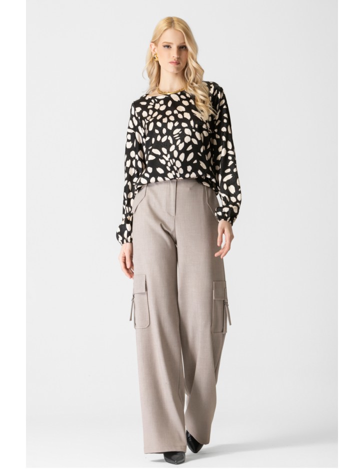 Μπλούζα σατέν Zebra