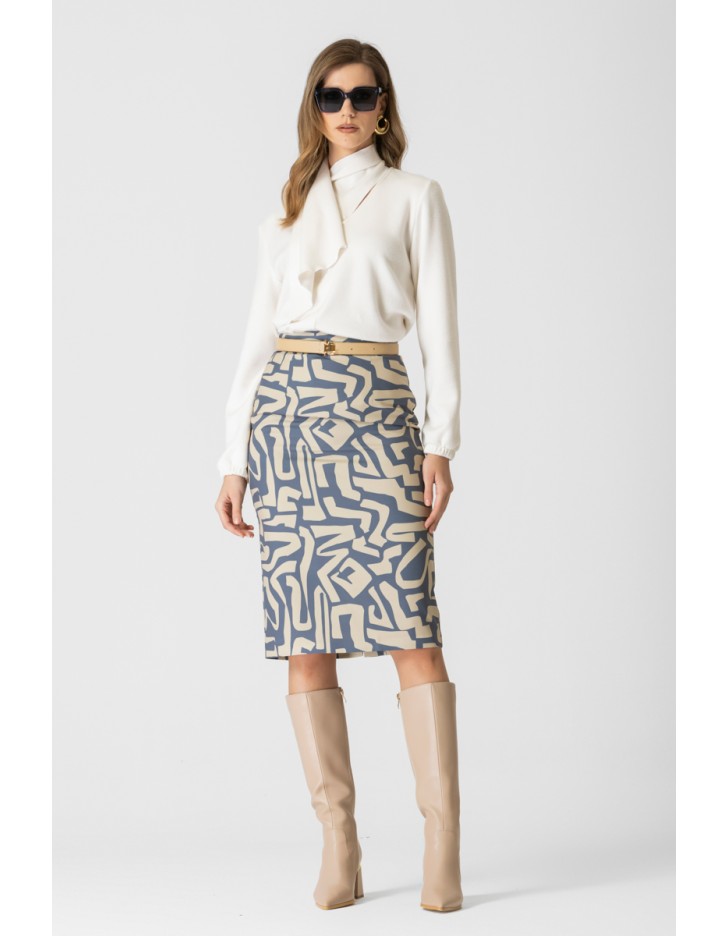 Μπλούζα πλεχτή φουλάρι