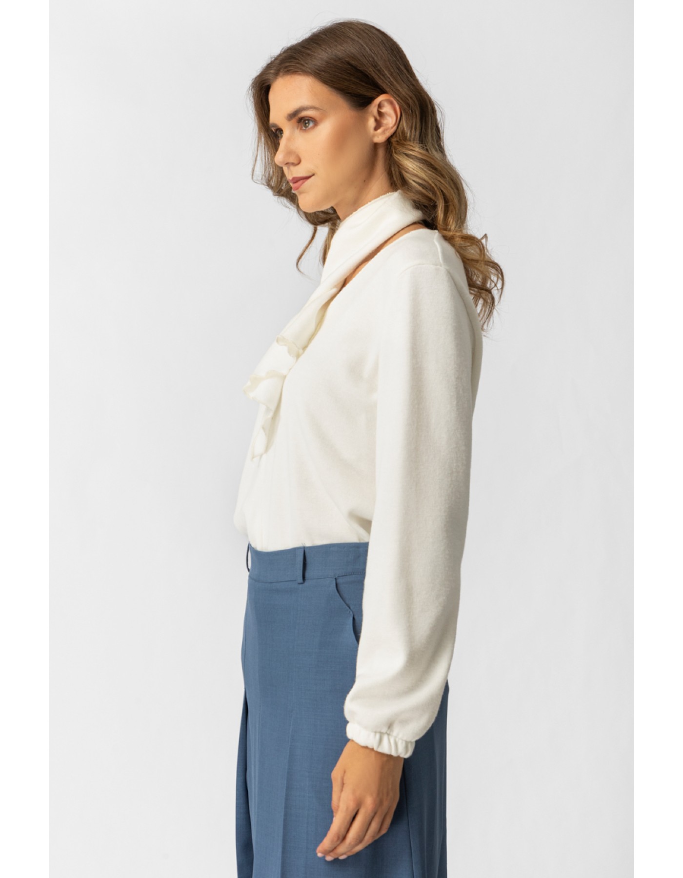 Μπλούζα πλεχτή φουλάρι