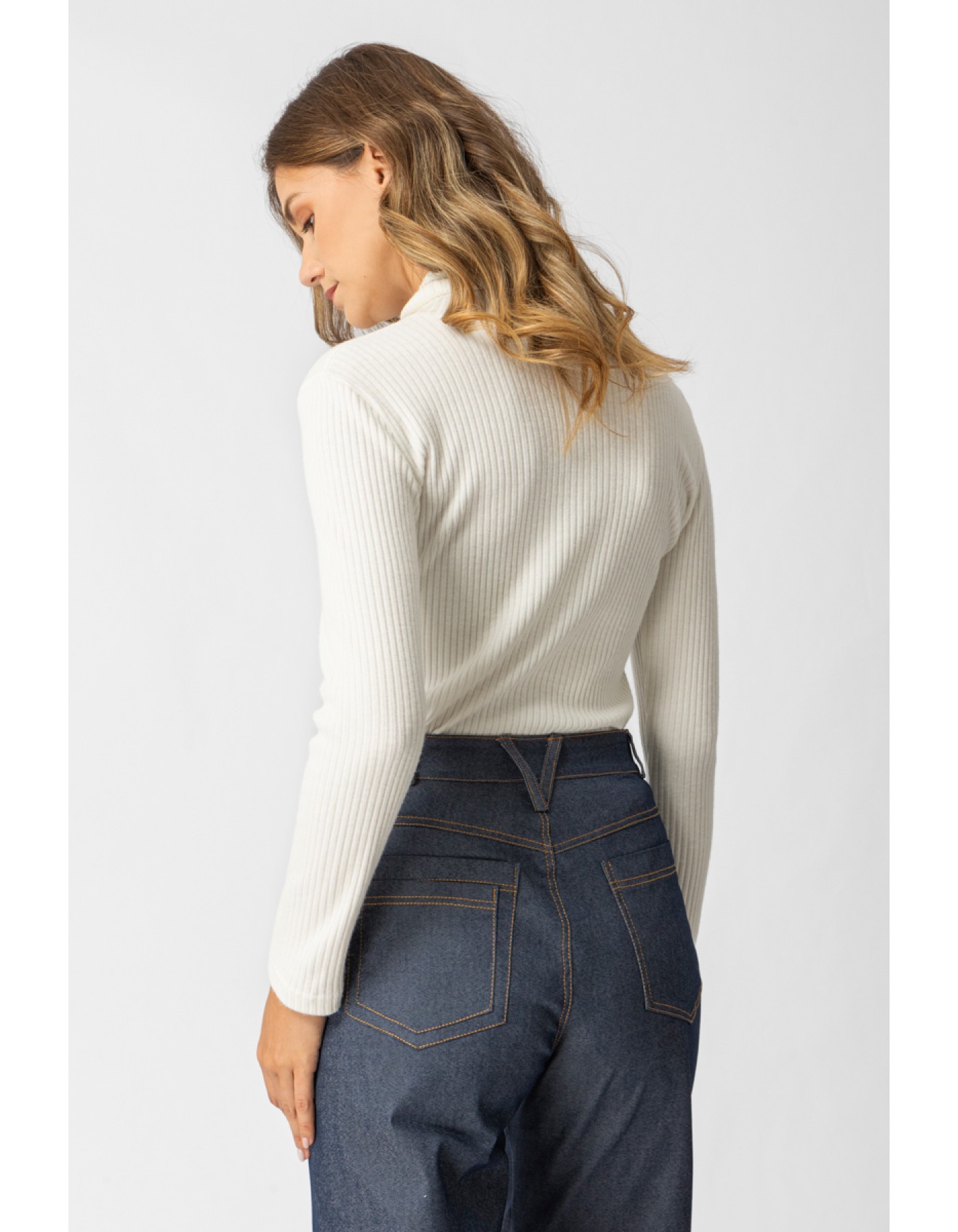 Μπλούζα Πλεχτή rib Ζιβάγκο Ginger Μπλούζα Πλεχτή rib Ζιβάγκο Ginger