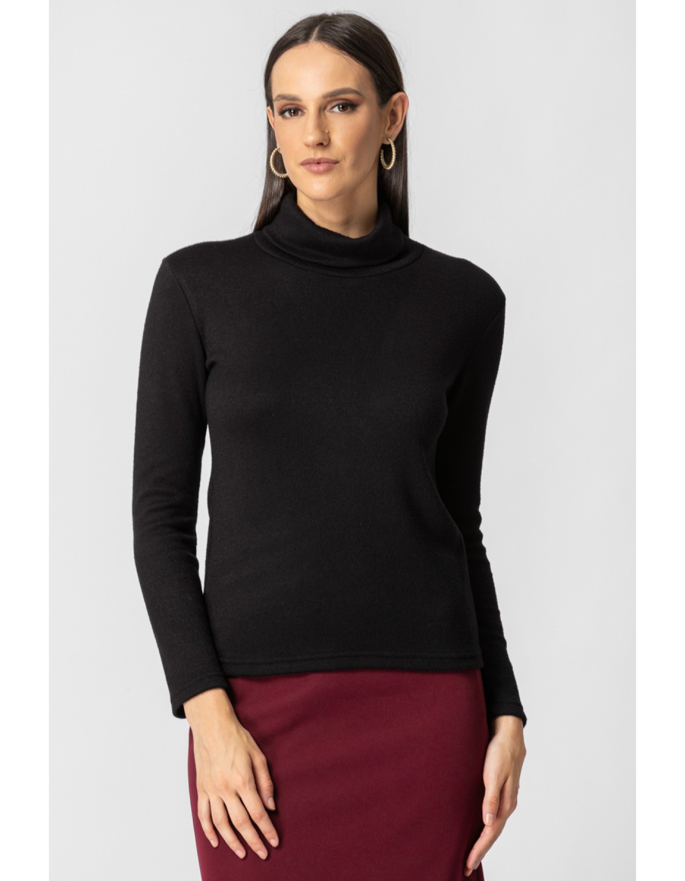 Μπλούζα πλεχτή ζιβάγκο_Ginger Μπλούζα πλεχτή ζιβάγκο_Ginger