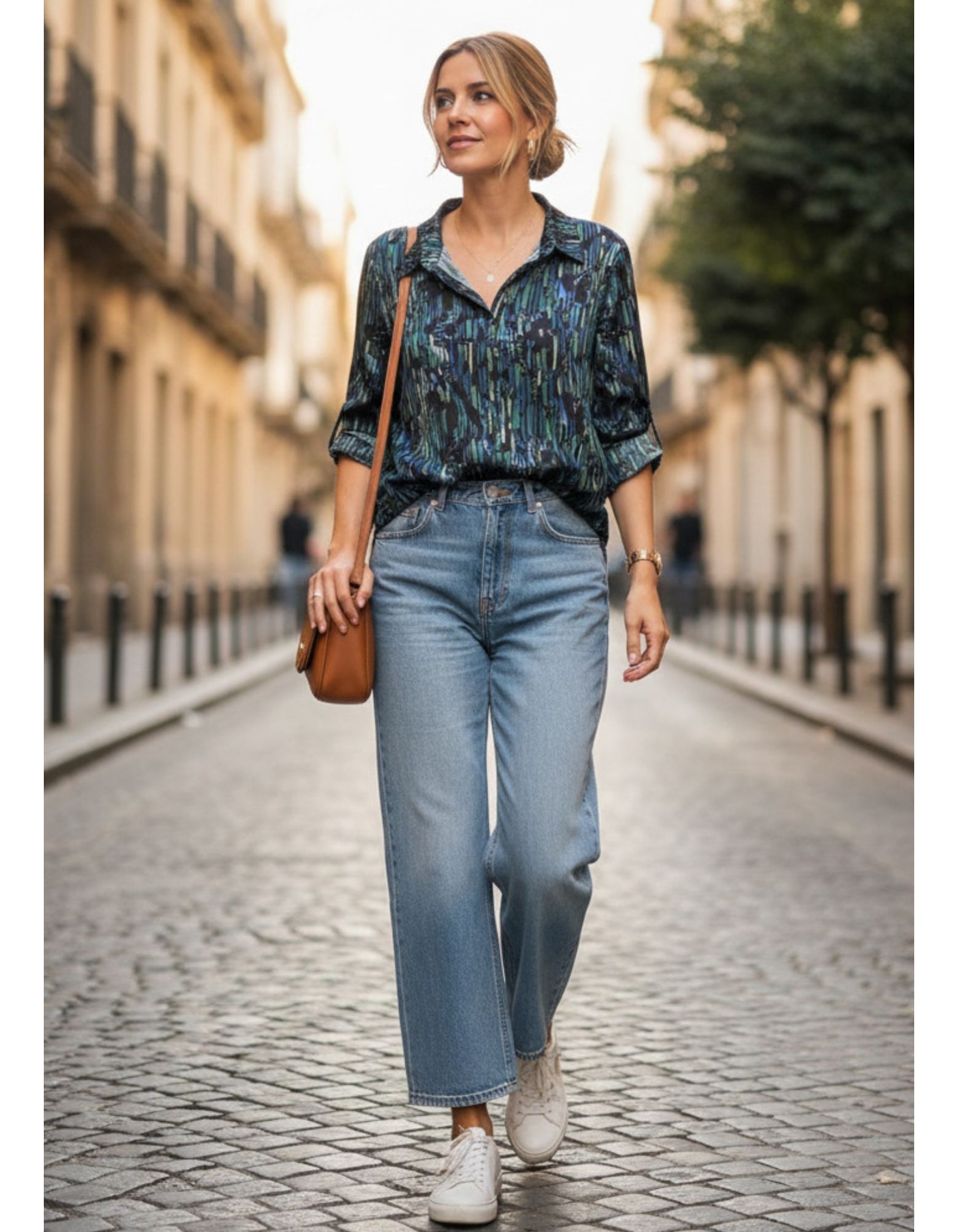 Μπλούζα σατέν Laura