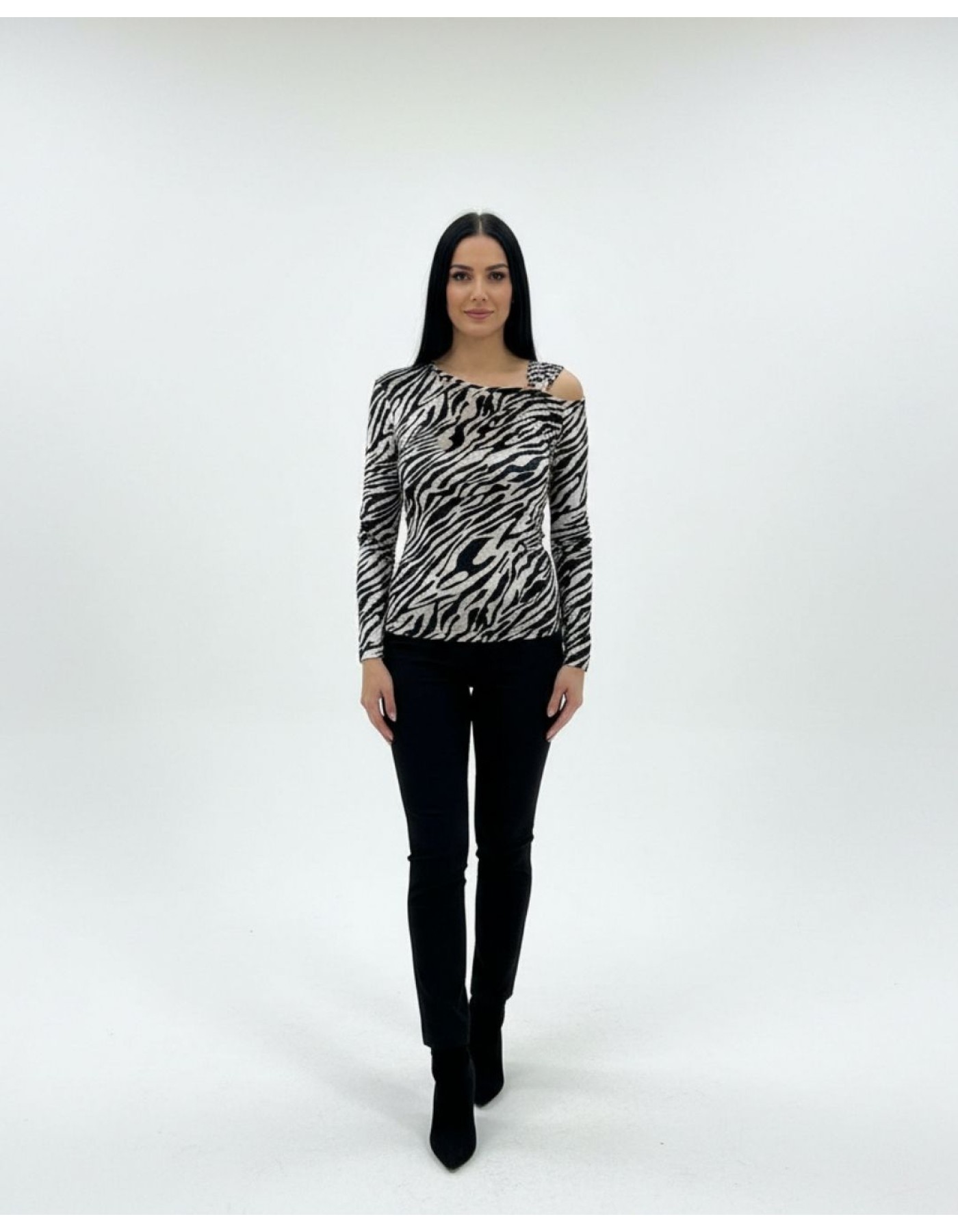 Μπλούζα βελούδο Zebra