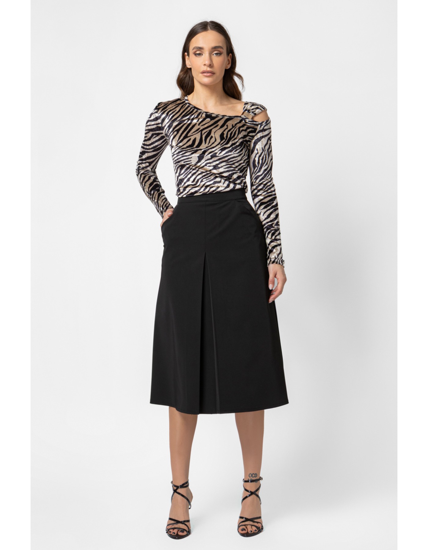 Μπλούζα βελούδο Zebra