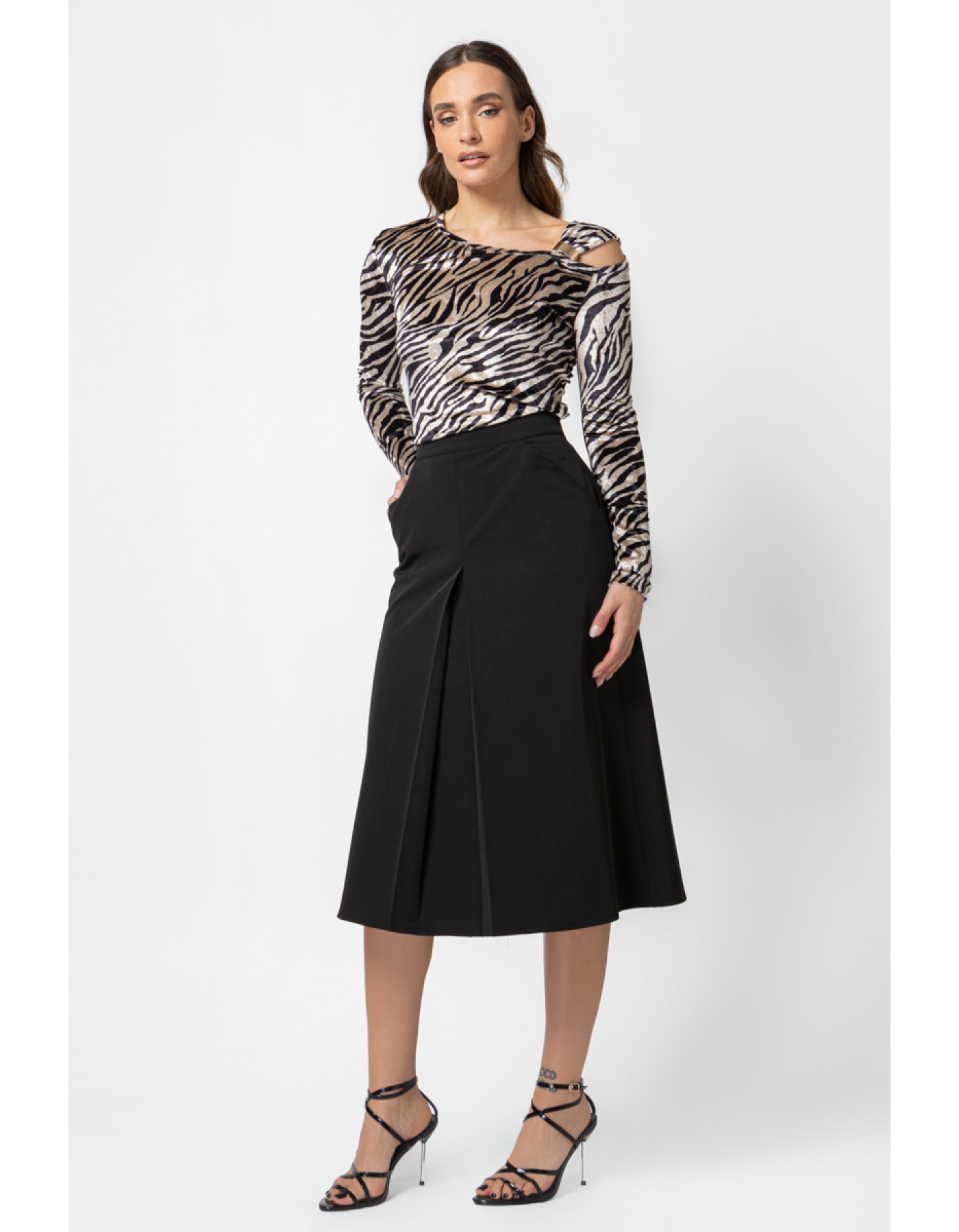 Μπλούζα βελούδο Zebra