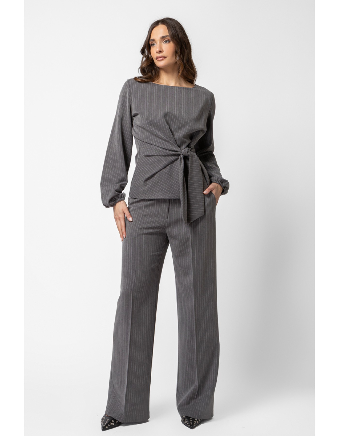 Μπλούζα ριγέ δέσιμο Angel