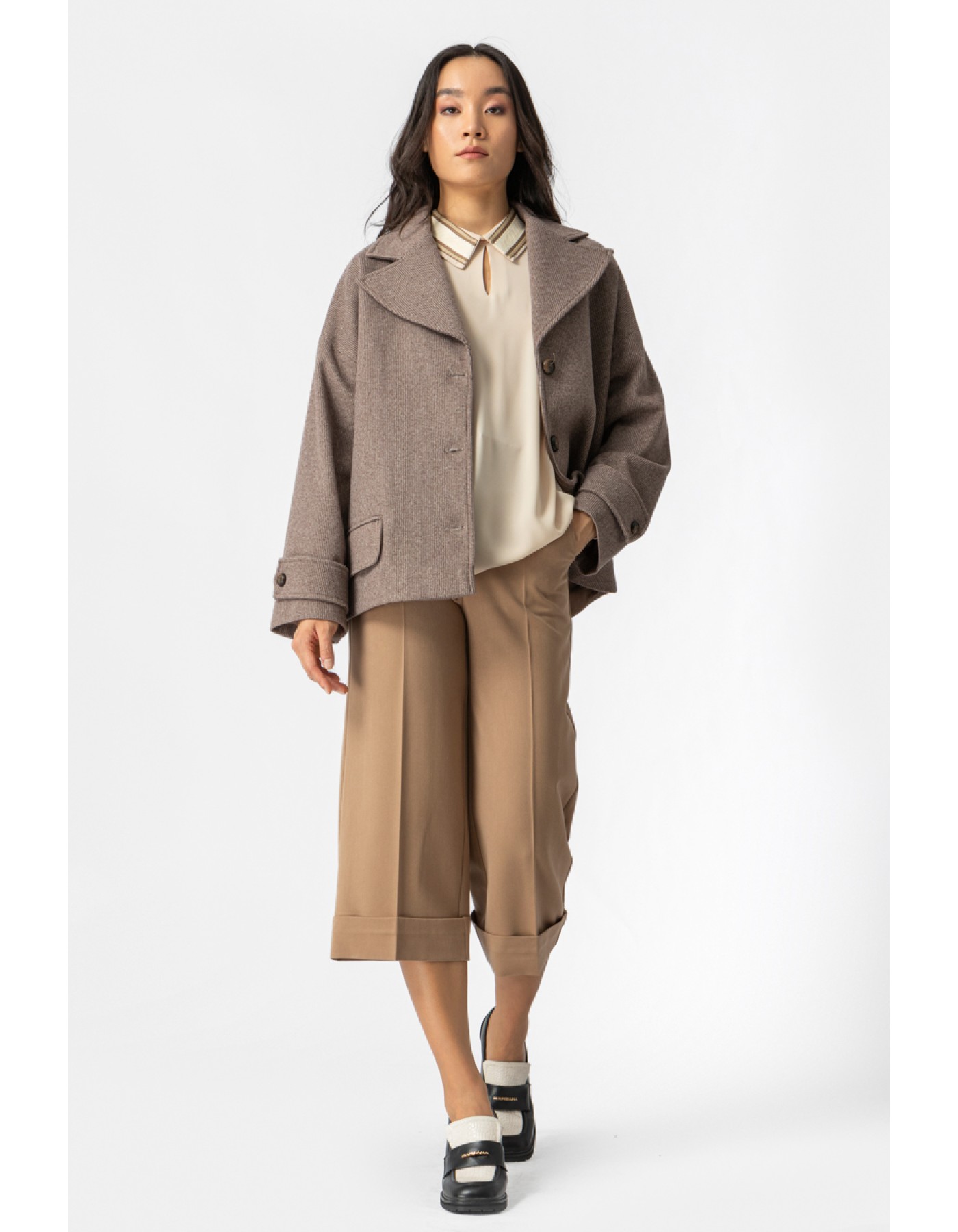 Παλτοζακέτα καρώ