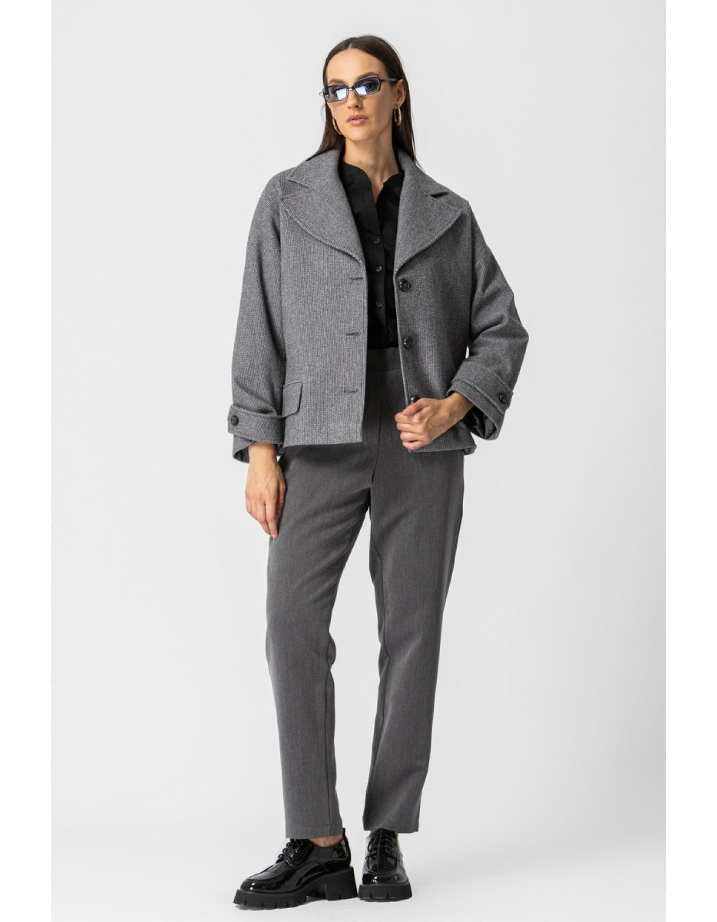 Παλτοζακέτα καρώ