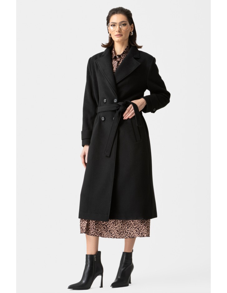 Παλτό διαγωνάλ Cashmere touch Παλτό διαγωνάλ Cashmere touch