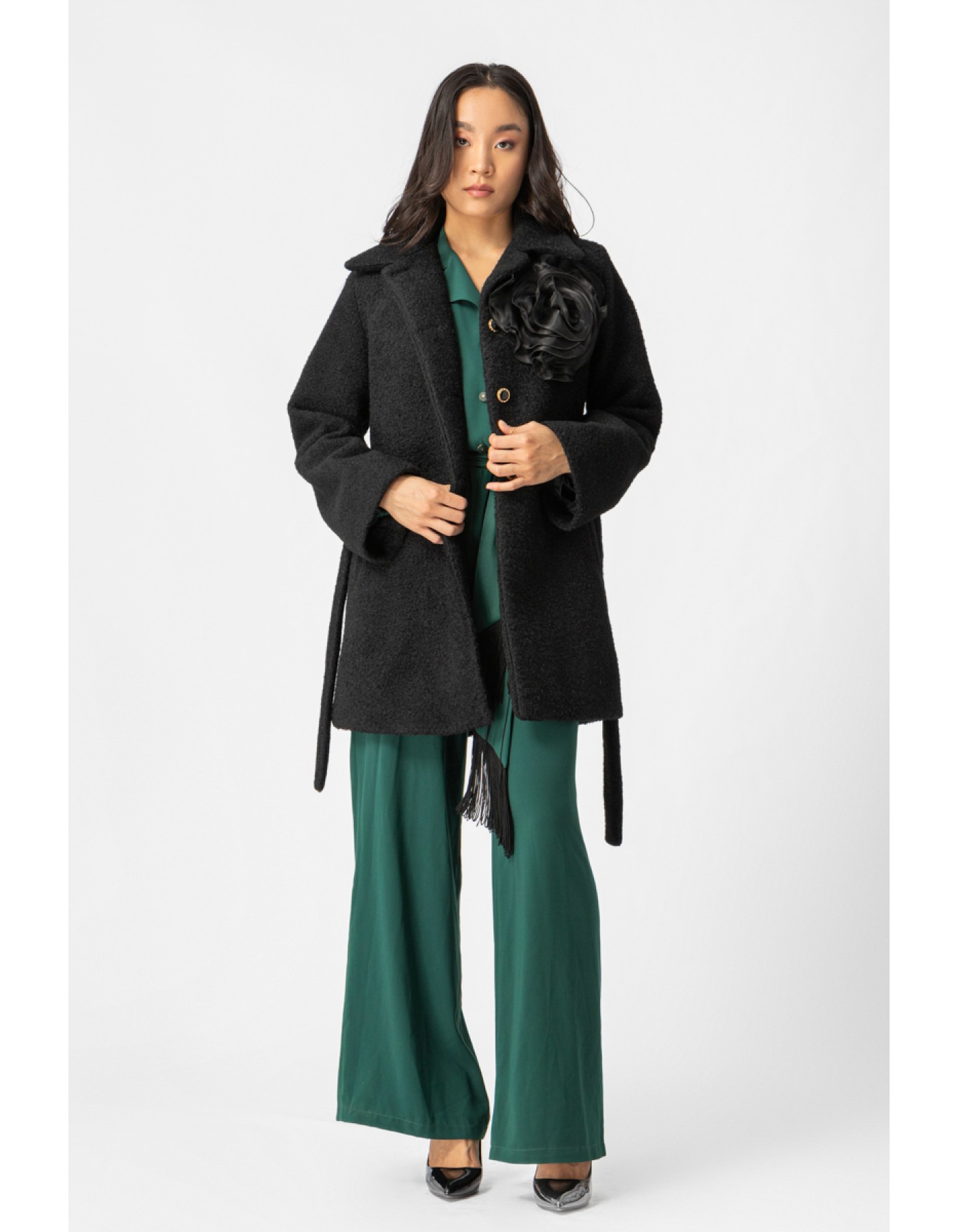 Ημίπαλτο μπουκλέ Chiara