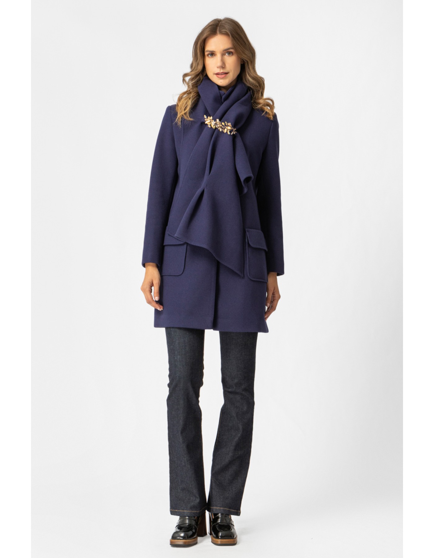 Παλτό Vital φουλάρι αποσπώμενο