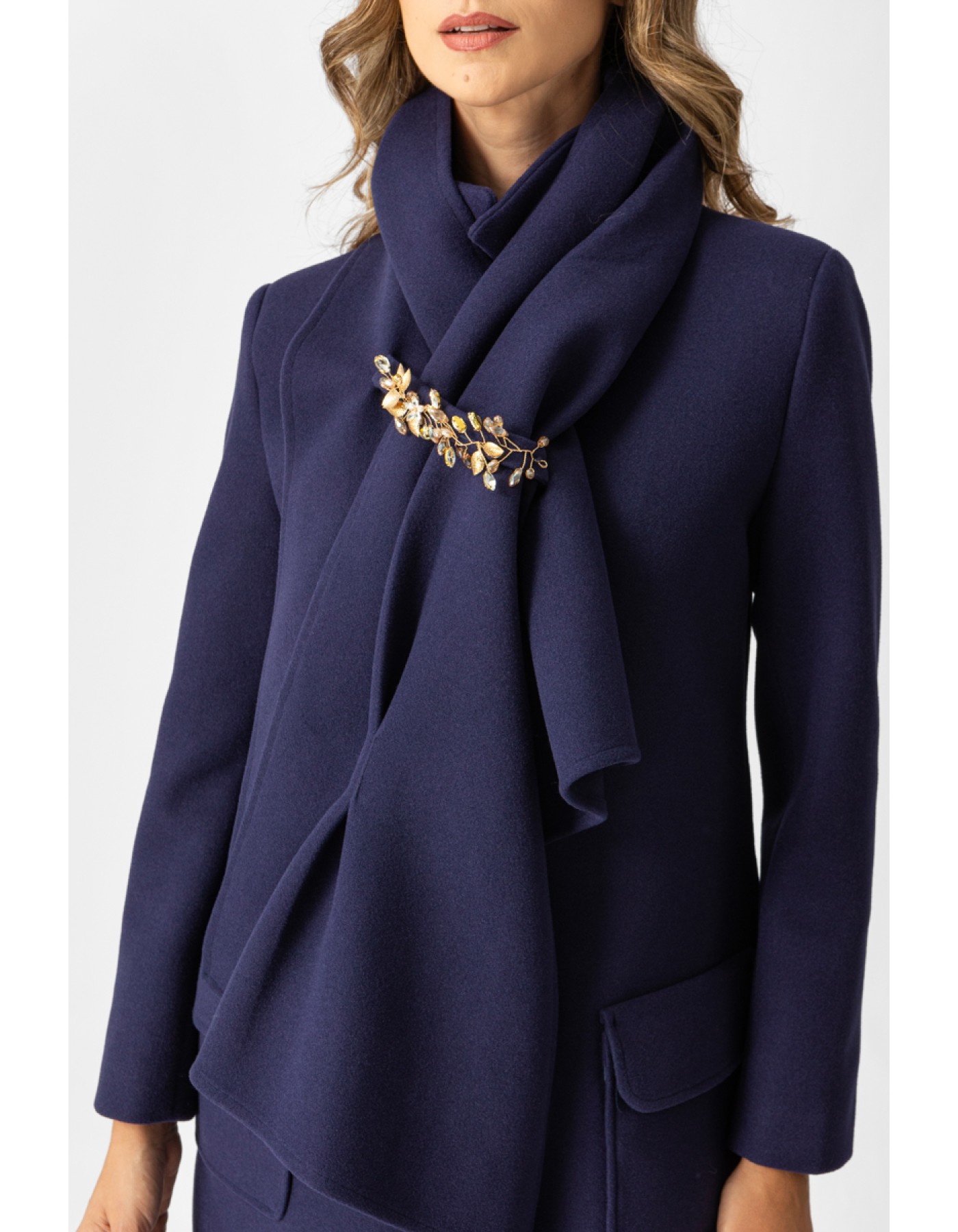 Παλτό Vital φουλάρι αποσπώμενο