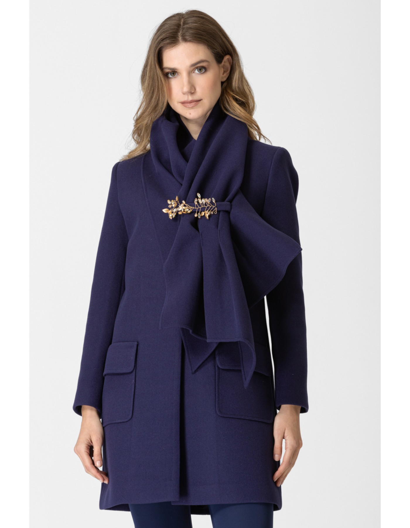 Παλτό Vital φουλάρι αποσπώμενο