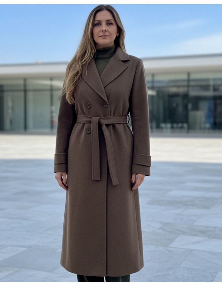 Παλτό σταυροκούμπι διαγωνάλ chain