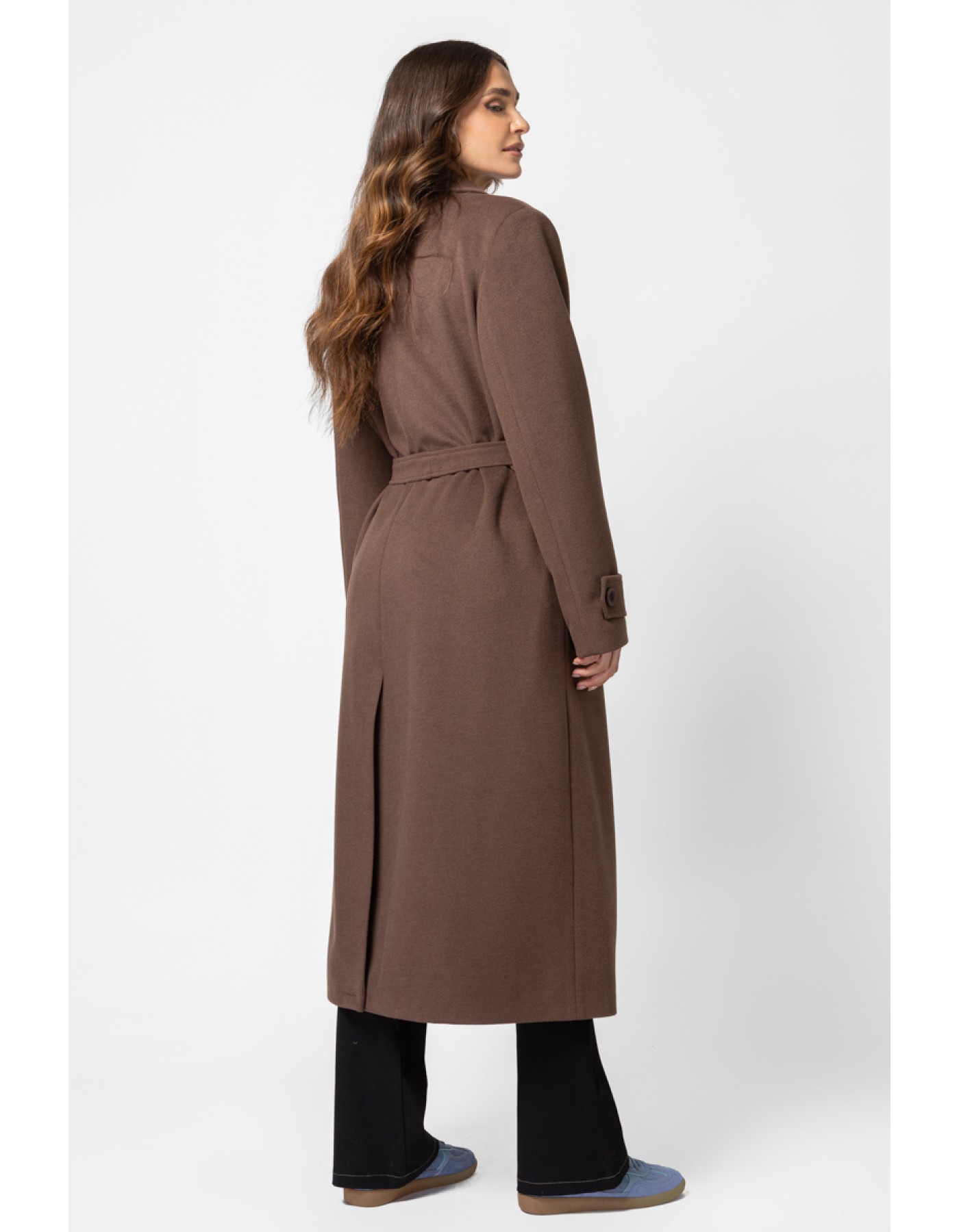 Παλτό σταυροκούμπι διαγωνάλ chain