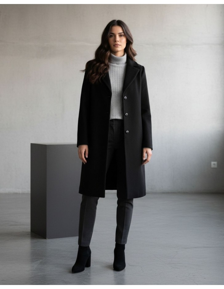 Παλτό βελούρ Laura