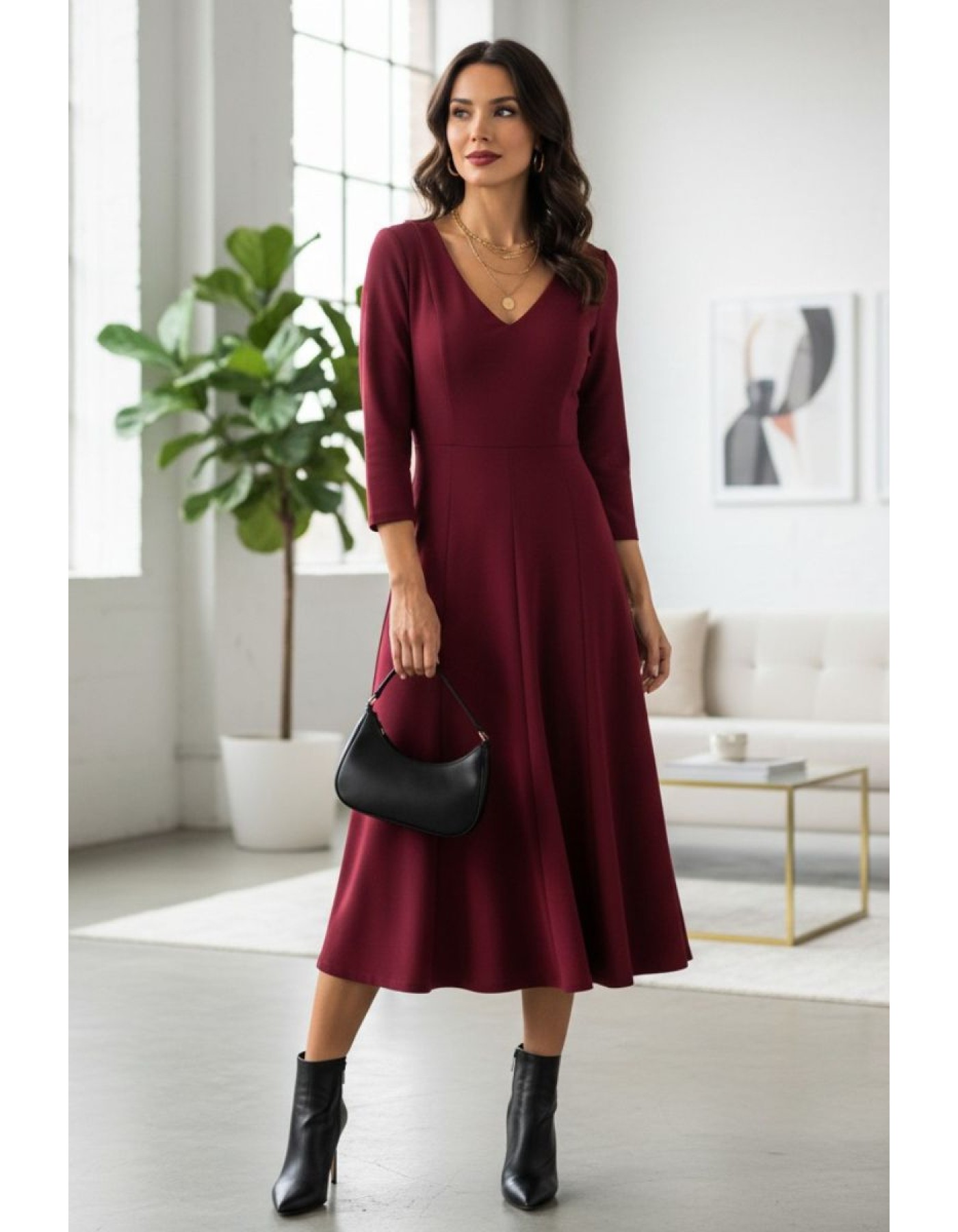 Φόρεμα κρεπ Scuba κλος