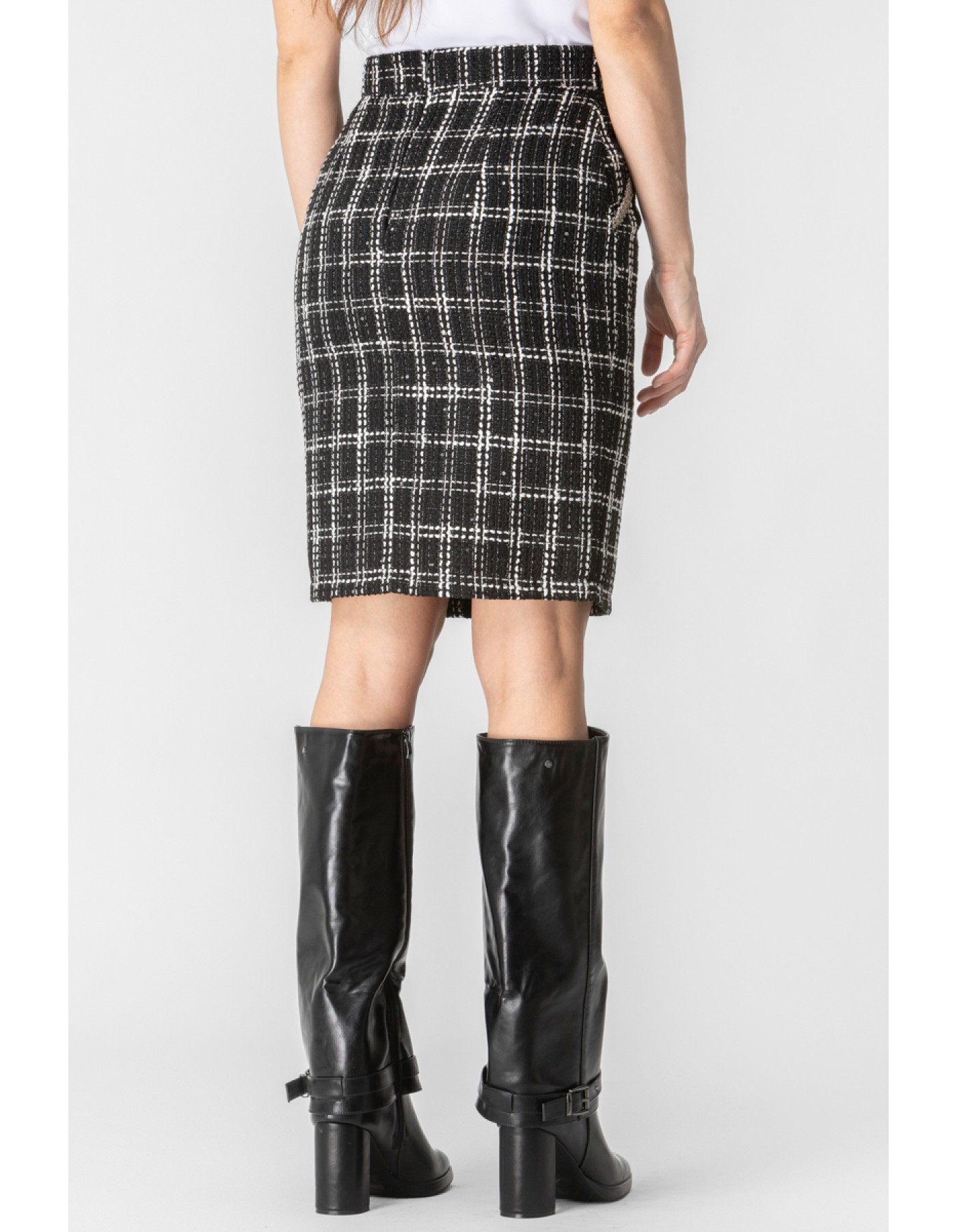 Φούστα Tweed lurex Claudia