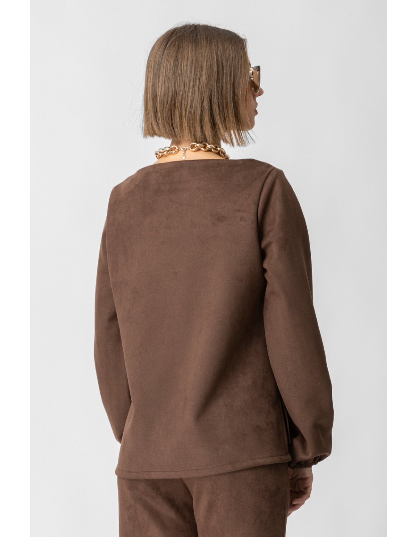 Μπλούζα Suede Scuba
